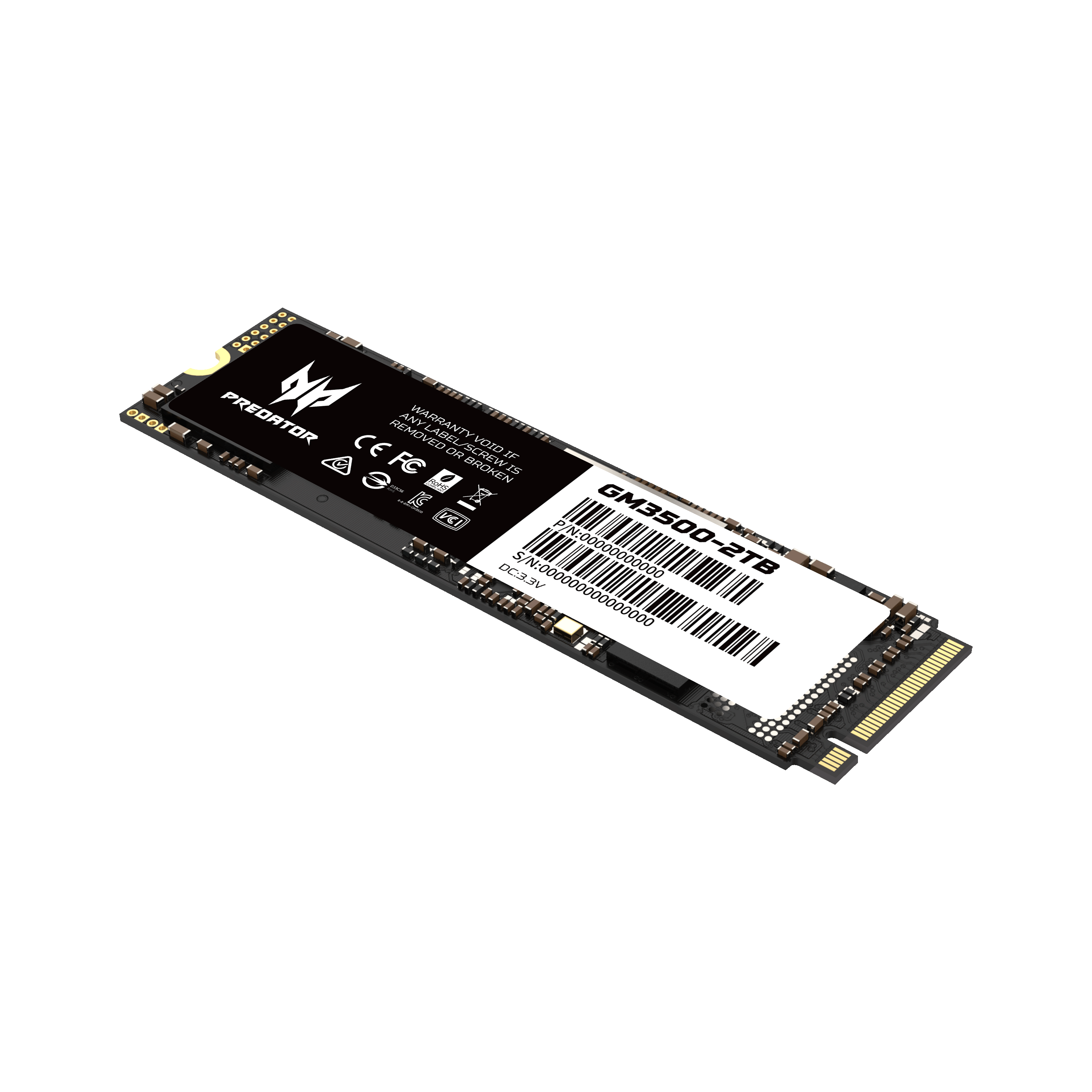 掠夺者 GM3500 PCIe 3.0 M.2 SSD